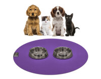 SANOZOO® - Napfunterlage, Öko-Tex, Rund 120 cm Lila