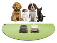 SANOZOO® - Napfunterlage, Öko-Tex, Halbrund 40 x...