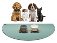 SANOZOO® - Napfunterlage, Öko-Tex, Halbrund 60 x...