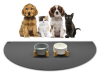 SANOZOO® - Napfunterlage, Öko-Tex, Halbrund Set...