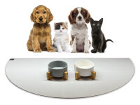 SANOZOO® - Napfunterlage, Öko-Tex, Halbrund Set...