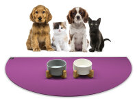 SANOZOO® - Napfunterlage, Öko-Tex, Halbrund 60 x...