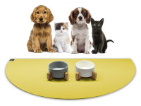 SANOZOO® - Napfunterlage, Öko-Tex, Halbrund Set...