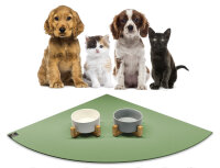 SANOZOO® - Napfunterlage, Öko-Tex, Eckrund Set...