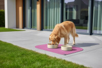 SANOZOO® - Napfunterlage, Öko-Tex, Blatt Rosa 40 x 60 cm