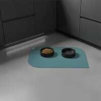 SANOZOO® - Napfunterlage, Öko-Tex, Blatt Petrol 60 x 90 cm