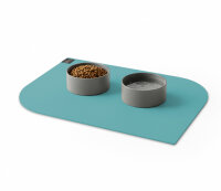 SANOZOO® - Napfunterlage, Öko-Tex, Blatt Petrol 60 x 90 cm