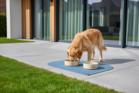 SANOZOO® - Napfunterlage, Öko-Tex, Blatt Hellblau 60 x 90 cm