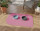 SANOZOO® - Napfunterlage, Öko-Tex, Blatt Rosa 60 x 90 cm