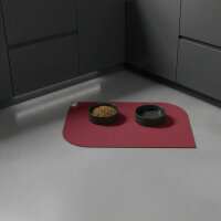 SANOZOO® - Napfunterlage, Öko-Tex, Blatt Rot 60 x 90 cm