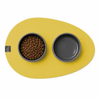 SANOZOO® - Napfunterlage, Öko-Tex, Tropfen 40x60cm Mangogelb