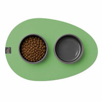SANOZOO® - Napfunterlage, Öko-Tex, Tropfen 40x60cm Olivgrün