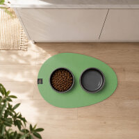 SANOZOO® - Napfunterlage, Öko-Tex, Tropfen 40x60cm Olivgrün