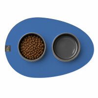 SANOZOO® - Napfunterlage, Öko-Tex, Tropfen 40x60cm Blau