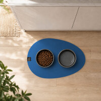 SANOZOO® - Napfunterlage, Öko-Tex, Tropfen 40x60cm Blau