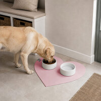 SANOZOO® - Napfunterlage, Öko-Tex, Herz 60x60cm Rosa