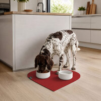 SANOZOO® - Napfunterlage, Öko-Tex, Herz 60x60cm Rot
