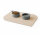 SANOZOO® - Napfunterlage, Öko-Tex, Blatt Sand / Beige  60 x 90 cm